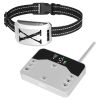 2 In 1 Wireless Electric Dog Fence Waterproof Pet Shock Boundary Containment System Training Collar for Small Medium Large Dogs