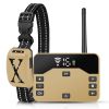 2 In 1 Wireless Electric Dog Fence Waterproof Pet Shock Boundary Containment System Training Collar for Small Medium Large Dogs